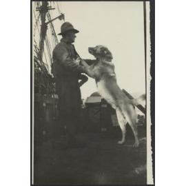 Man with dog