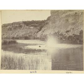 William Harold Buckland swimming at O'Connell's Lagoon
