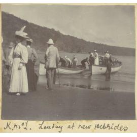 Landing at New Hebrides