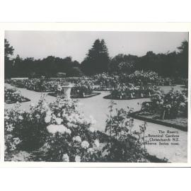 The Rosery, Botanical Gardens, Christchurch, N.Z.