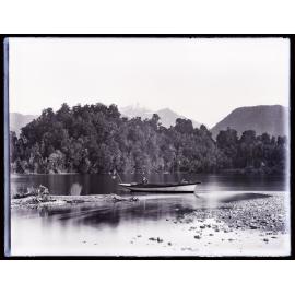 Riverbank scene, Westland