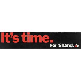 "It's time. For Shand."