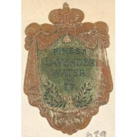 "Finest Lavender Water No 77"