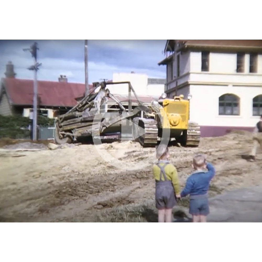 Stuart Street extension works at Roslyn