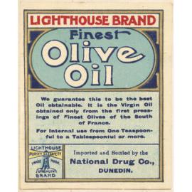 "Lighthouse Brand Finest Olive Oil"