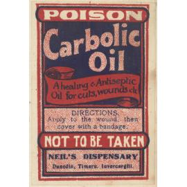 "Poison Carbolic Oil"