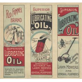 "Red Funnel Brand Superior Lubricating Oil"