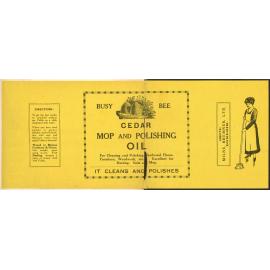 "Busy Bee Cedar Mop And Polishing Oil"
