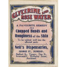"Glycerine & Rose Water"