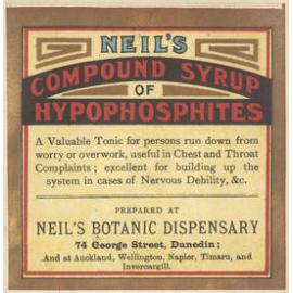 "Neil's Compound Syrup Of Hypophosphites"