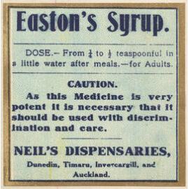 "Easton's Syrup"