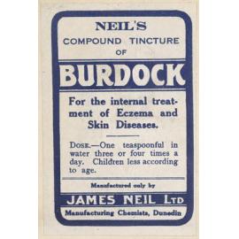 "Neil's Compound Tincture of Burdock"