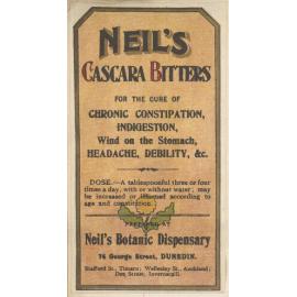 "Neil's Cascara Bitters"