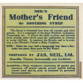 "Neil's Mother's Friend Or Soothing Syrup"