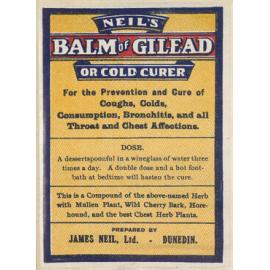 "Neil's Balm of Gilead Or Cold Curer"