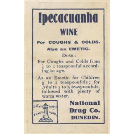 "Ipecacuanha Wine"