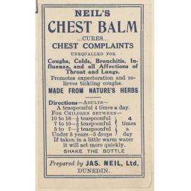 "Neil's Chest Balm"