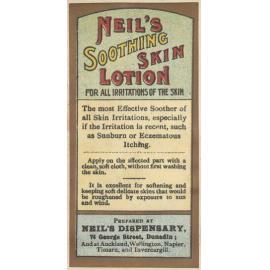 "Neil's Soothing Skin Lotion"