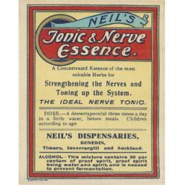 "Neil's Tonic & Nerve Essence."