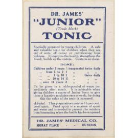 "Dr. James' "Junior" Tonic"