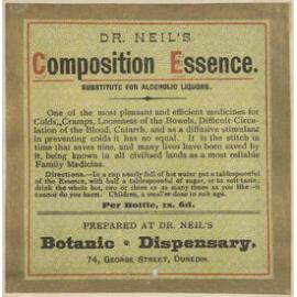 "Dr. Neil's Composition Essence."