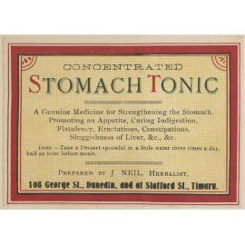 "Concentrated Stomach Tonic"
