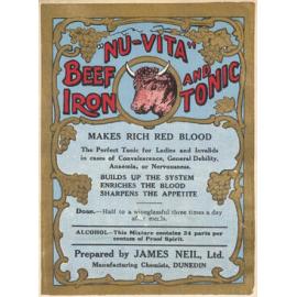 " "Nu-Vita" Beef And Iron Tonic"