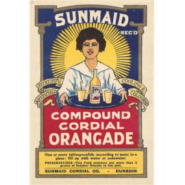 "Sunmaid Compound Cordial Orangade"