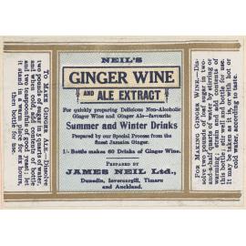 "Neil's Ginger Wine And Ale Extract"