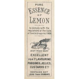 "Pure Essence of Lemon"