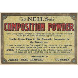 "Neil's Composition Powder"