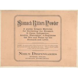 "Stomach Bitters Powder"