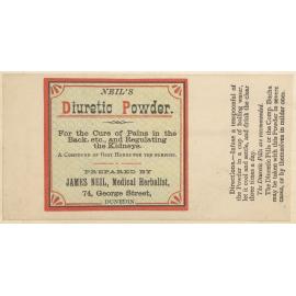 "Neil's Diuretic Powder."