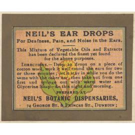 "Neil's Ear Drops"