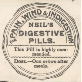 "Neil's Digestive Pills."
