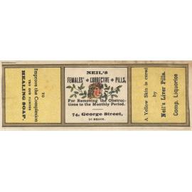 "Neil's Females' Corrective Pills"