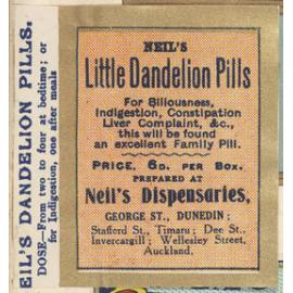 "Neil's Little Dandelion Pills"