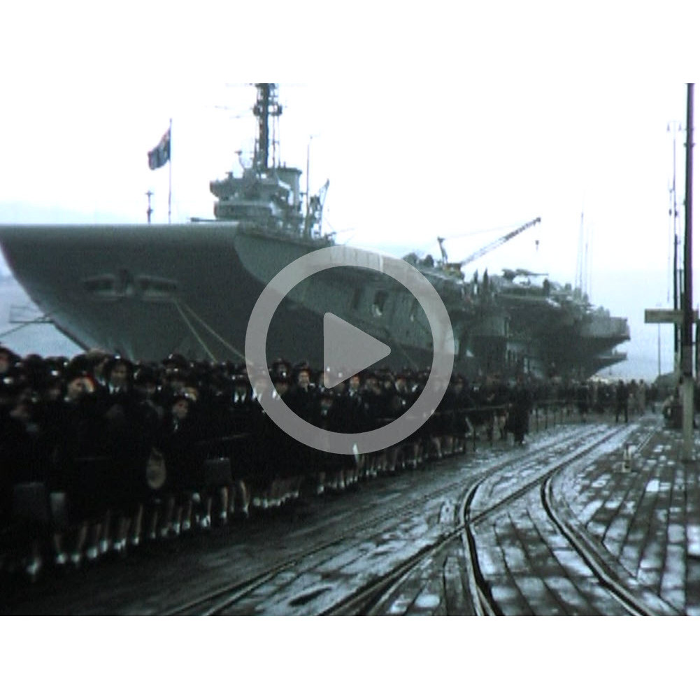 HMAS Melbourne at Port Chalmers
