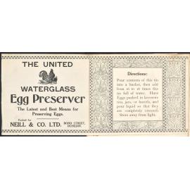 "The United Waterglass Egg Preserver"