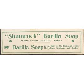 " "Shamrock" Barilla Soap"