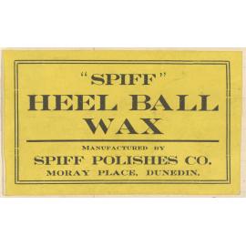 " "Spiff" Heel Ball Wax"