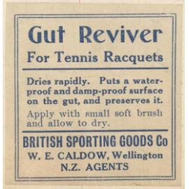 "Gut Reviver For Tennis Racquets"