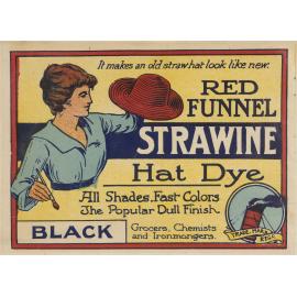 "Red Funnel Strawine Hat Dye"