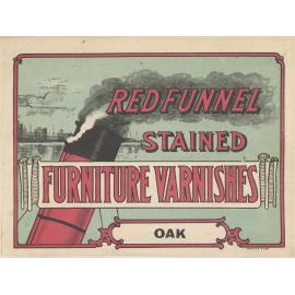 "Red Funnel Stained Furniture Varnishes"