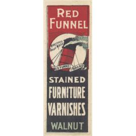 "Red Funnel Stained Furniture Varnishes"