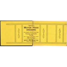 " "Spiff" Motor Hood Dressing"