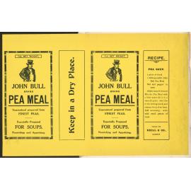 "John Bull Brand Pea Meal"