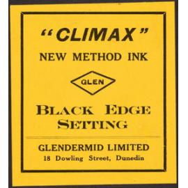 " "Climax" New Method Ink"