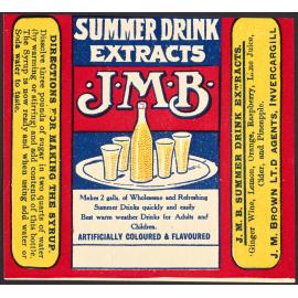 "Summer Drink Extracts J.M.B."