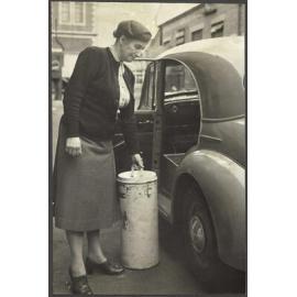 Mrs R.S. Glendining, of the 'Meals on Wheels' scheme